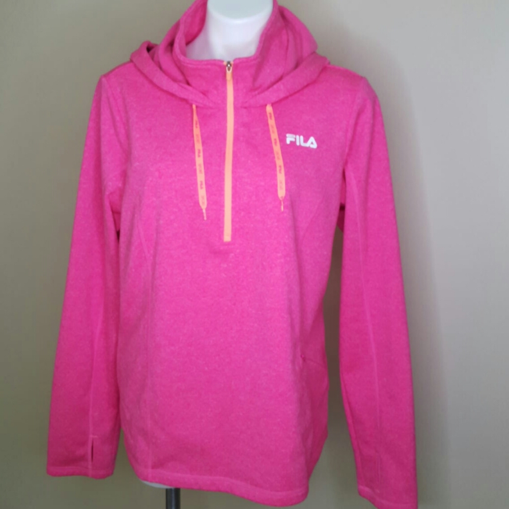 FILA pink  Sports hoodie jacket sz. XL